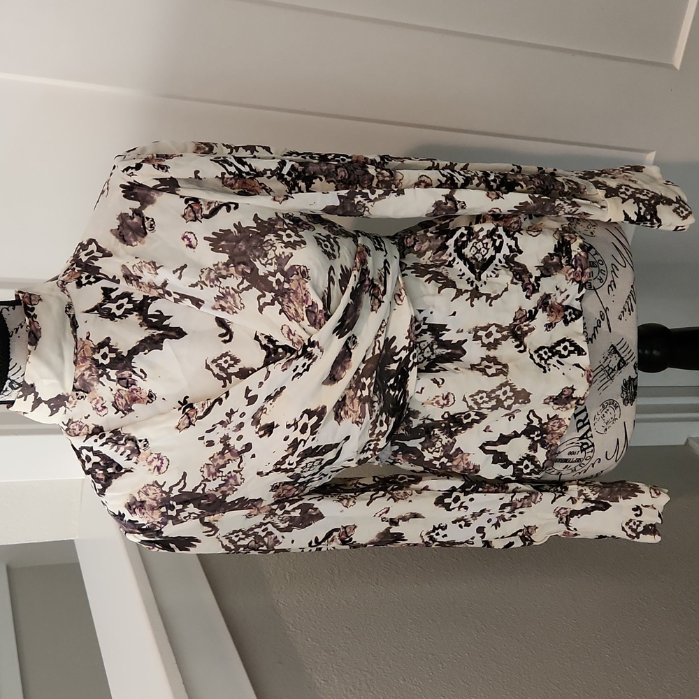 IRO Paris Mock Neck Sakari LS Blouse Sz 4 (36)